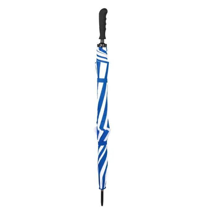 Royal Blue & White Vented Golf Umbrella – Windproof