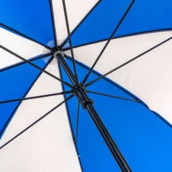 Royal Blue and White Golf Umbrella – Windproof