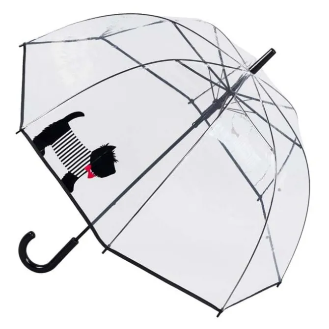 Scottie Dog Clear Dome Umbrella