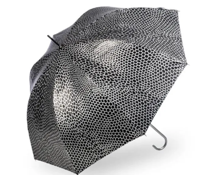 Silver Snakeskin Umbrella – UV Protective