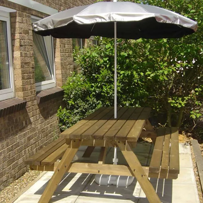 Silverback UV Protective Garden and Beach Parasol