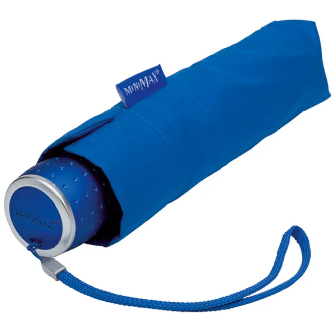 Small Blue Umbrella – MiniMax Royal Blue Compact Folding Travel Umbrella