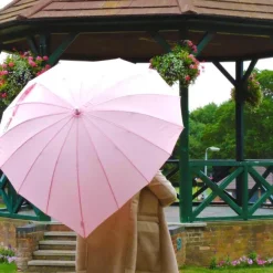 Soft Pink Heart Umbrella