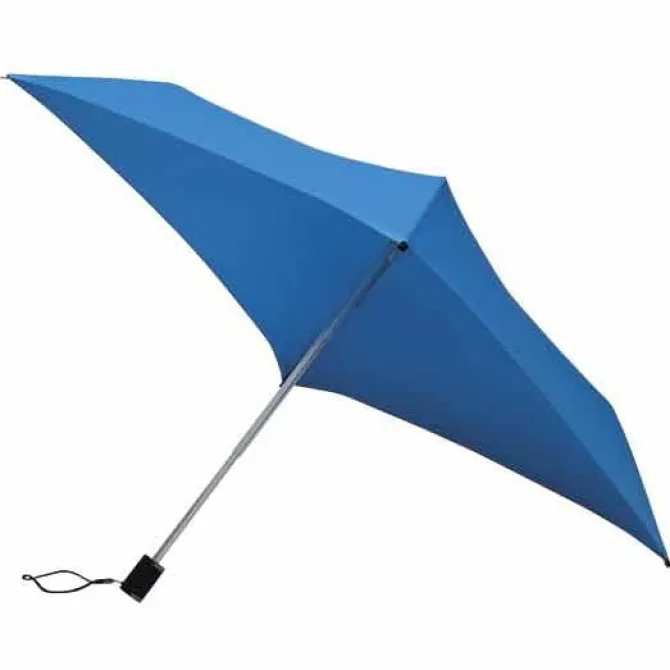 Square Bright Blue Compact Umbrella