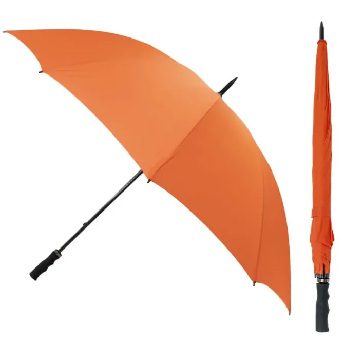 StormStar Orange Windproof Golf Umbrella