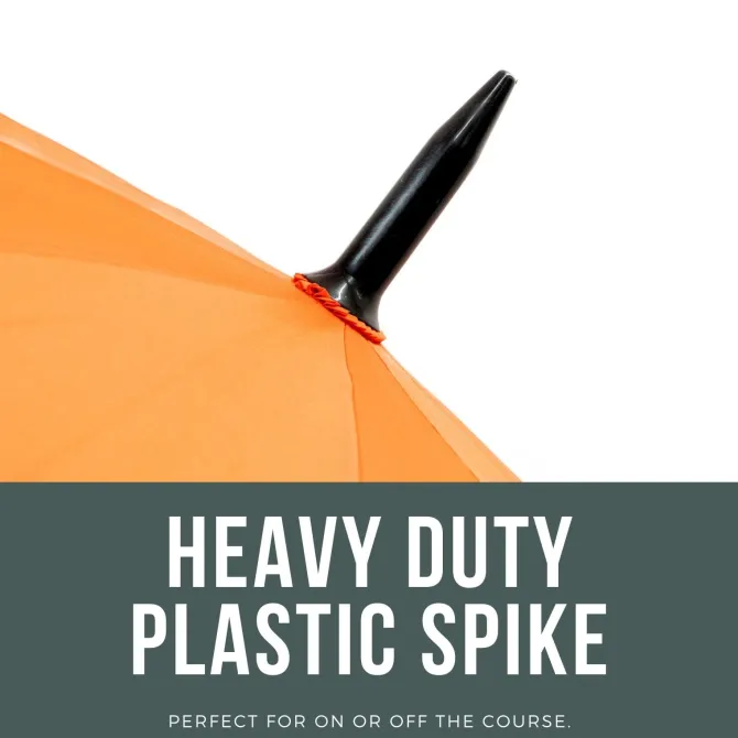 StormStar Orange Windproof Golf Umbrella