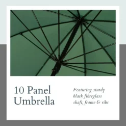 StormStar Windproof Green Golf Umbrella