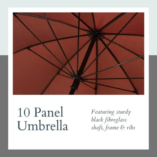 StormStar Windproof Maroon Golf Umbrella