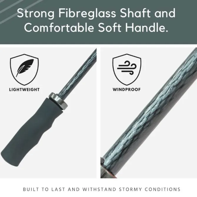 StormStar Windproof Red Golf Umbrella