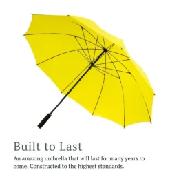StormStar Windproof Yellow Golf Umbrella