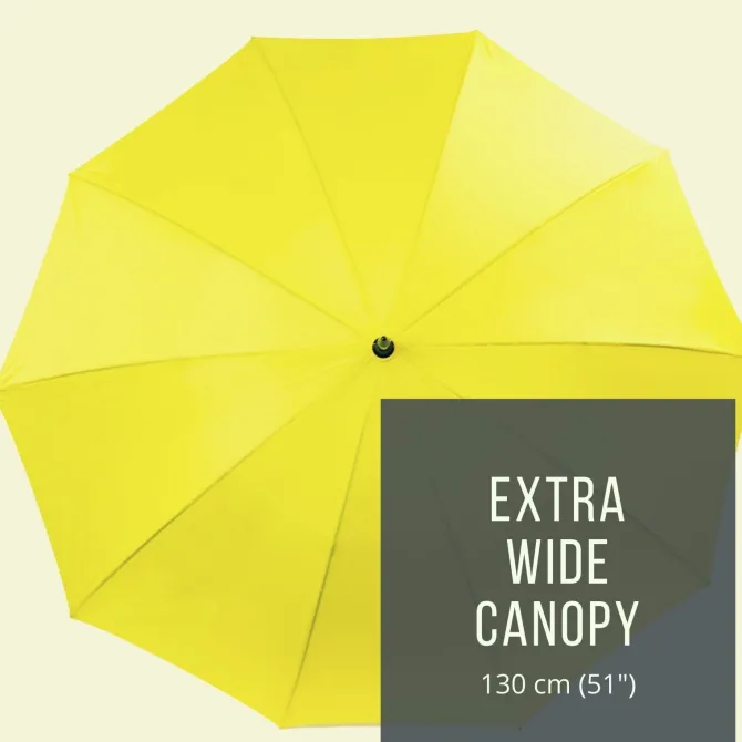 StormStar Windproof Yellow Golf Umbrella