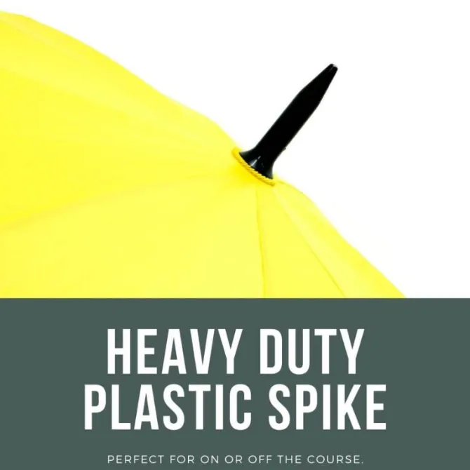 StormStar Windproof Yellow Golf Umbrella