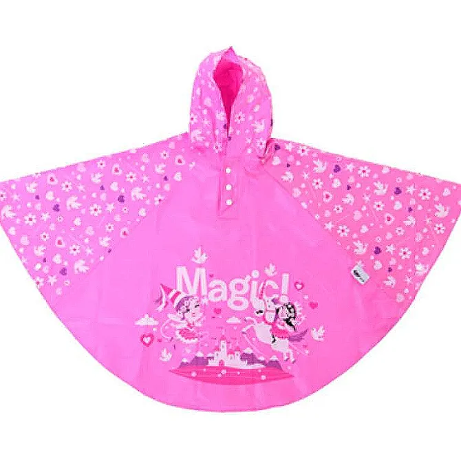 Unicorn Childrens Rain Poncho