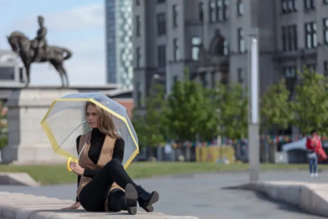 Vision Clear Dome Umbrella Choice of 5 Colours
