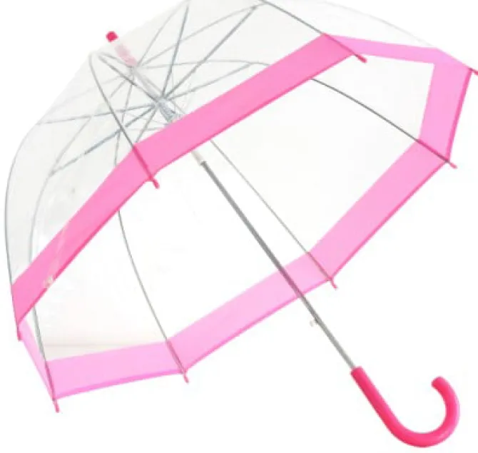 Vision Clear Dome Umbrella Choice of 5 Colours