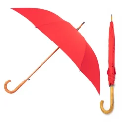 Warwick Red Windproof Walking Umbrella