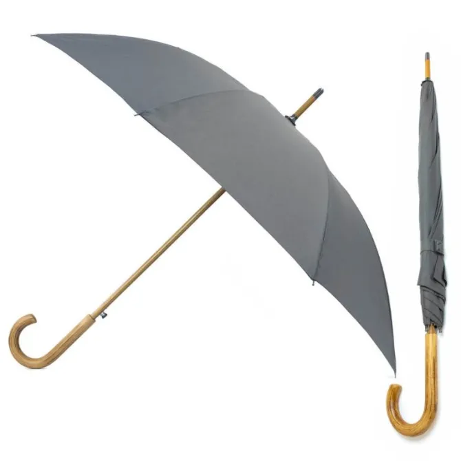 Warwick Windproof Grey Walking Umbrella