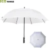 White ECO Golf Umbrella – Automatic – Vented – Windproof