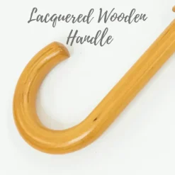 Yellow Wood Stick Umbrella